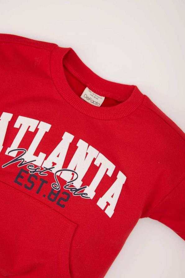 Boys' Printed Crew Neck Sweatshirt