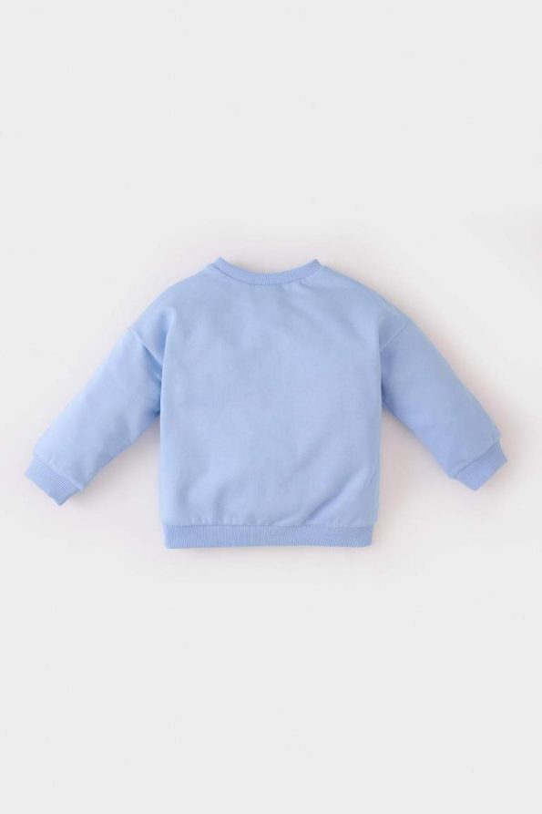 Girls' Baby Printed Sweatshirt with Soft Fleece Lining