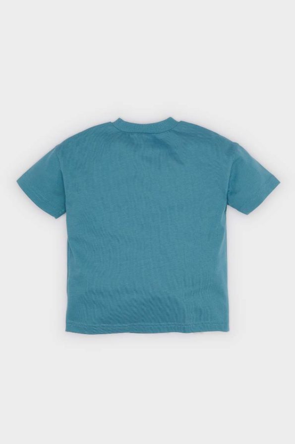 Boys' Printed Short Sleeve Crew Neck T-Shirt