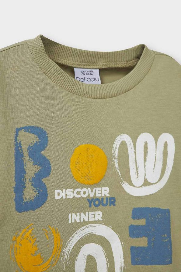 Baby Boy Short Sleeve Printed T-Shirt