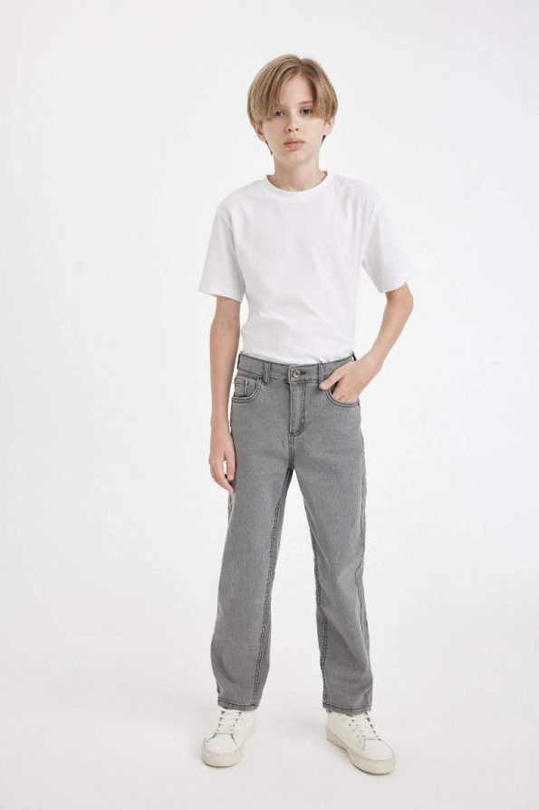 Boys' Basic Short Sleeve Crew Neck T-Shirt