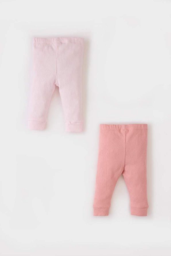 Girls' Baby Ribbed Knit 2-Piece Set
