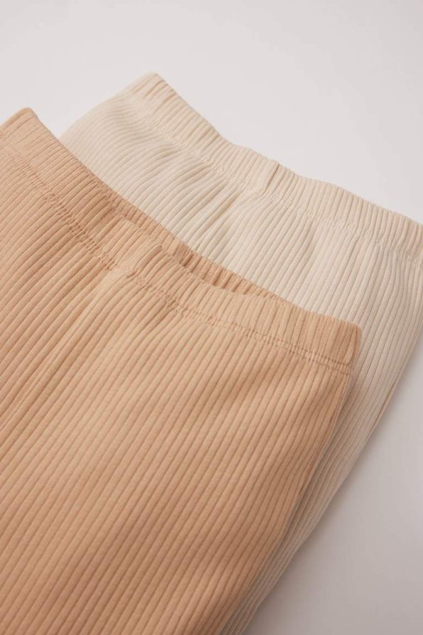Boys' Ribbed Cotton Blend Pants - Set of 2