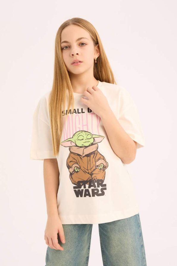 Girls' Star Wars Mandalorian Oversized T-Shirt