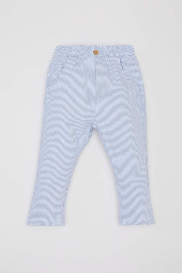 Boys' 2-Piece Set with Printed Sweatshirt and Striped Bottoms