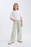 Girls' Wide Leg Jean Pants