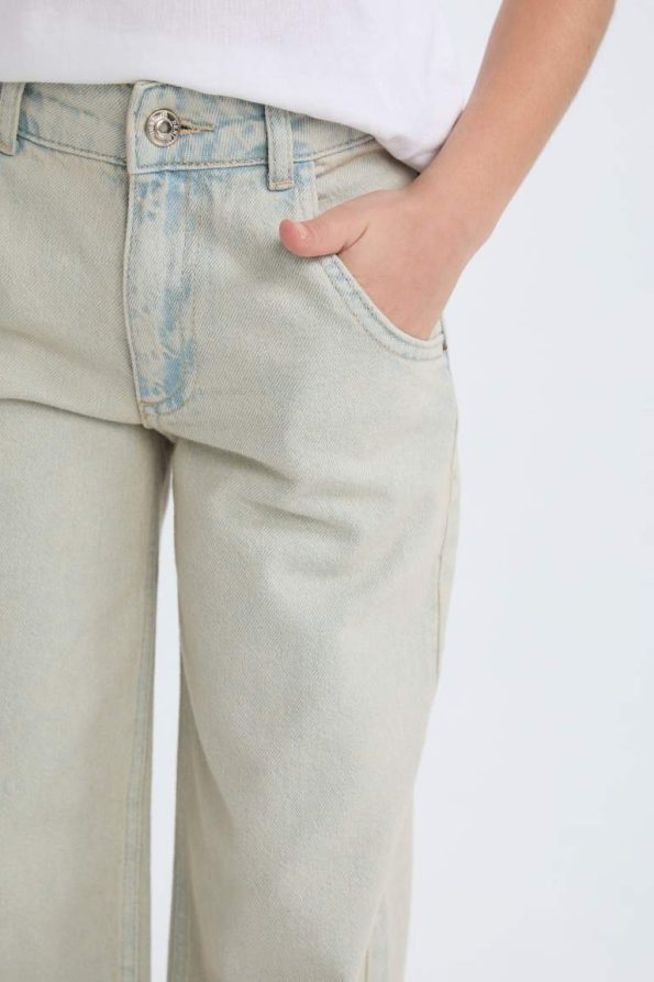 Girls' Wide Leg Jean Pants