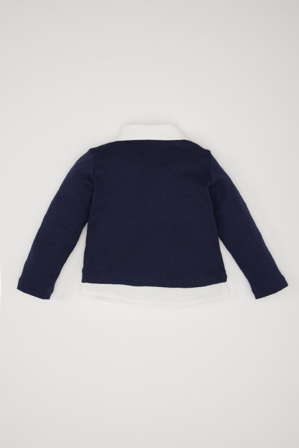 Boys' Long Sleeve Shirt with Collar