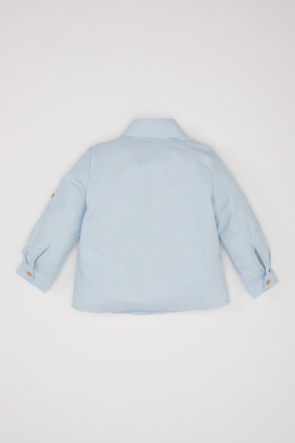 Boys' Jacquard Long Sleeve Shirt