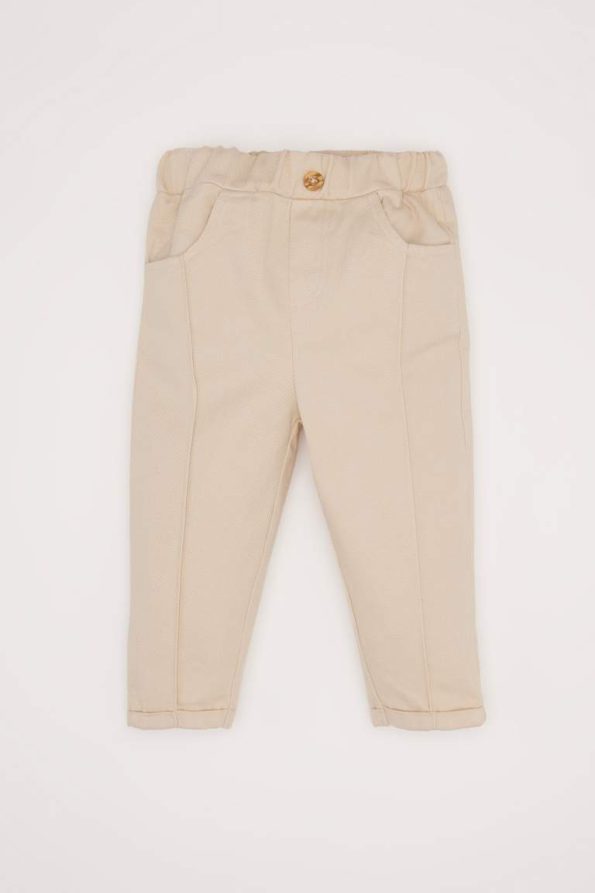 Boys' 2-Piece Outfit with Printed Shirt and Elastic Waist Pants