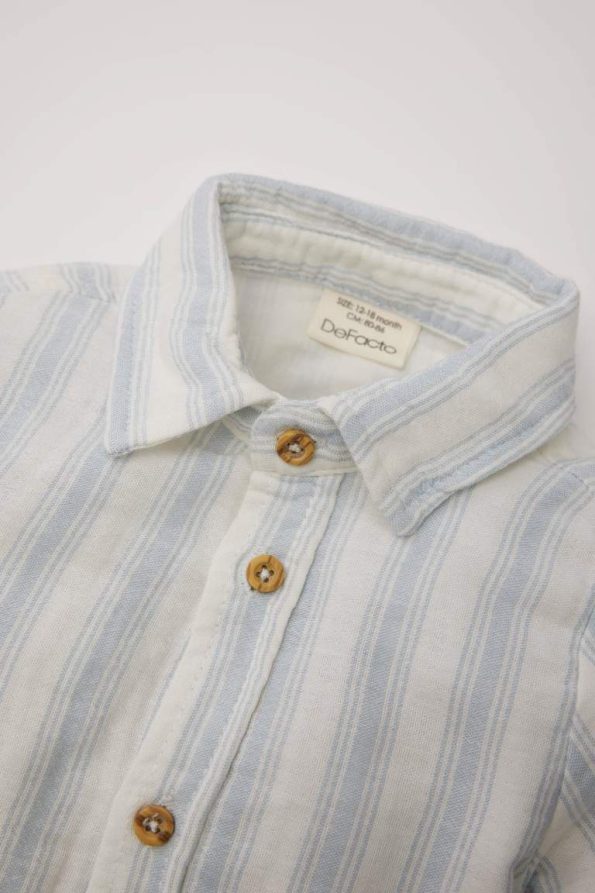 Boys' Striped Long Sleeve Shirt