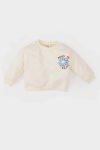Girls' Printed Sweatshirt with Crew Neck