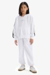 Girls' Hooded Printed Sweatshirt and Jogger Set