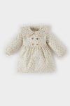 Girls' Floral Long Sleeve Twill Dress
