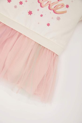 Girls' Baby Barbie Long Sleeve Tulle Dress