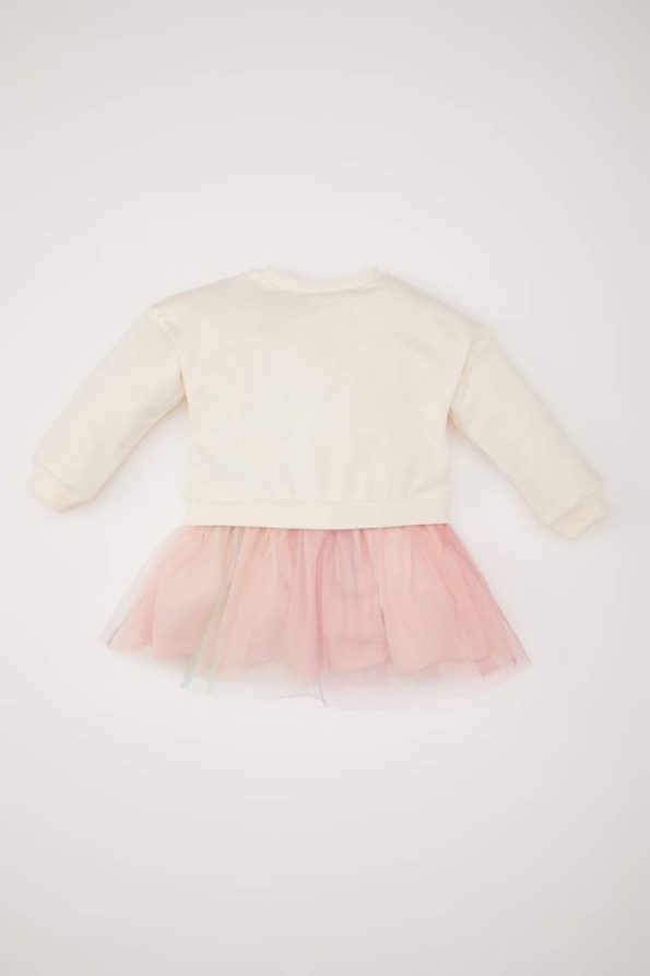 Girls' Baby Barbie Long Sleeve Tulle Dress