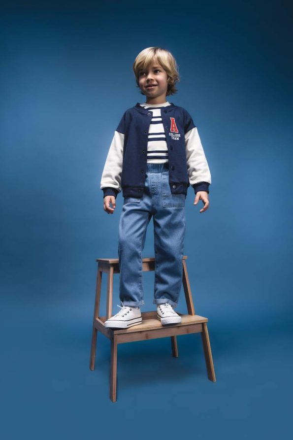 Boys' Elastic Waist Jean Pants
