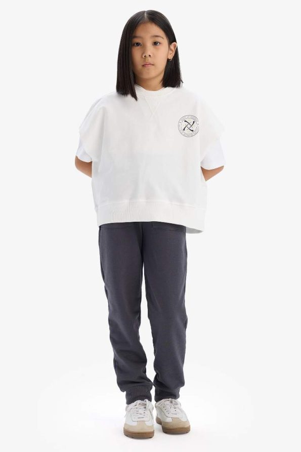Girls' Elastic Waist Jogger Pants