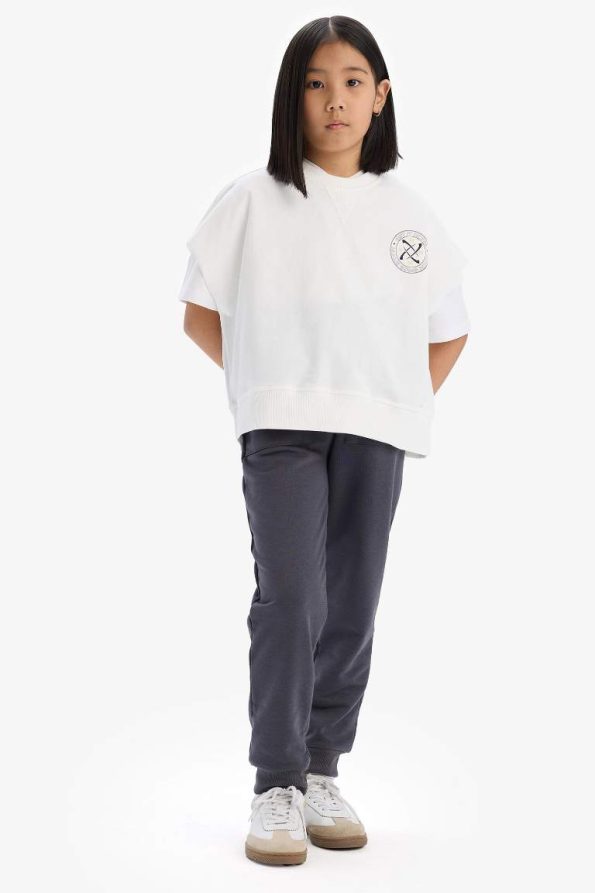 Girls' Elastic Waist Jogger Pants