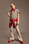 Girls' Ribbed Flared Leggings