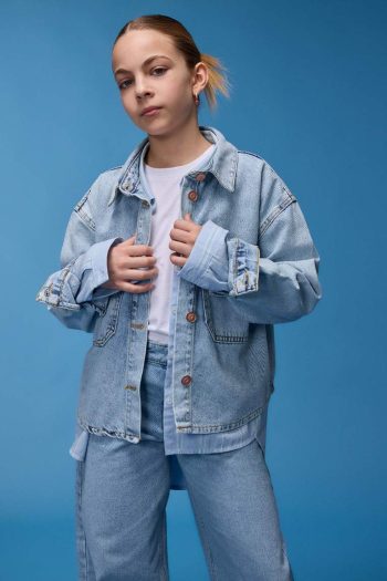 Girls' Cotton Denim Jacket