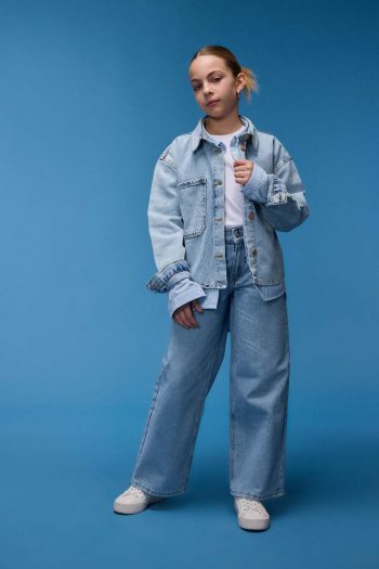 Girls' Cotton Denim Jacket
