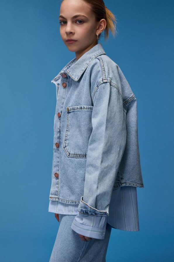 Girls' Cotton Denim Jacket