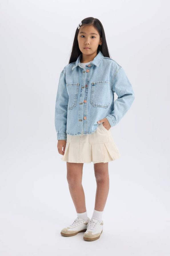 Girls' Cotton Denim Jacket