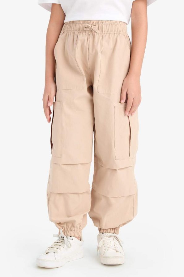 Girls' Cargo Pocket Jogger Pants