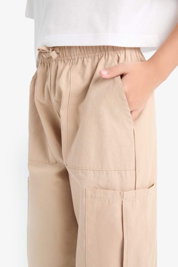 Girls' Cargo Pocket Jogger Pants