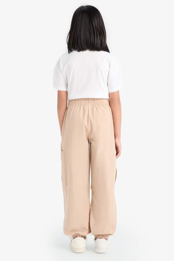 Girls' Cargo Pocket Jogger Pants