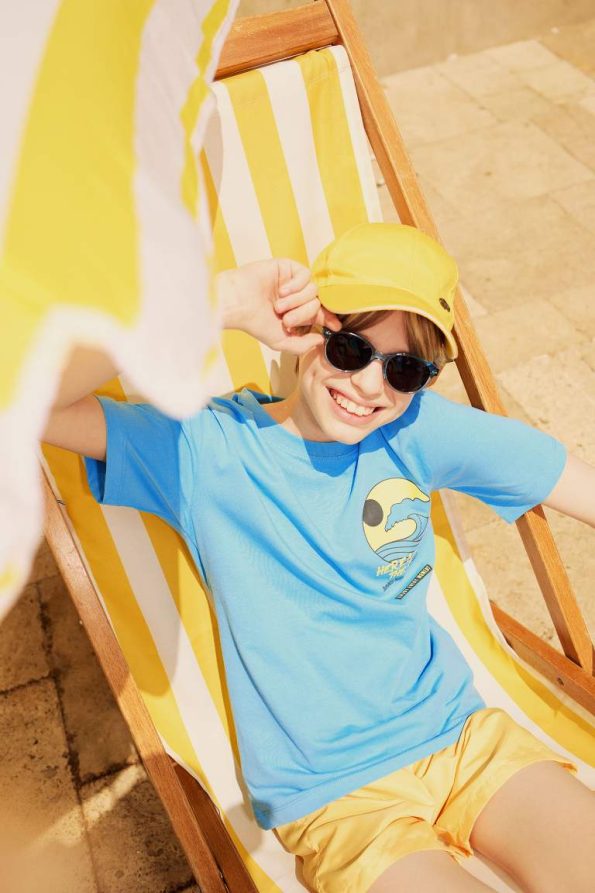 Boys' Short Sleeve Printed Crew Neck T-Shirt