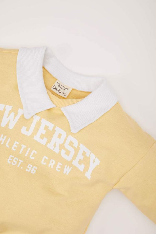 Boys' Printed Collar Sweatshirt