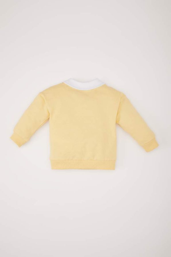 Boys' Printed Collar Sweatshirt
