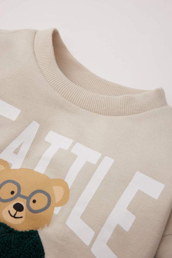 Boys' Printed Crew Neck Sweatshirt