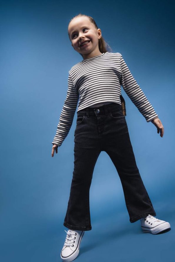 Girls' Flare Fit Spanish Cut Jeans