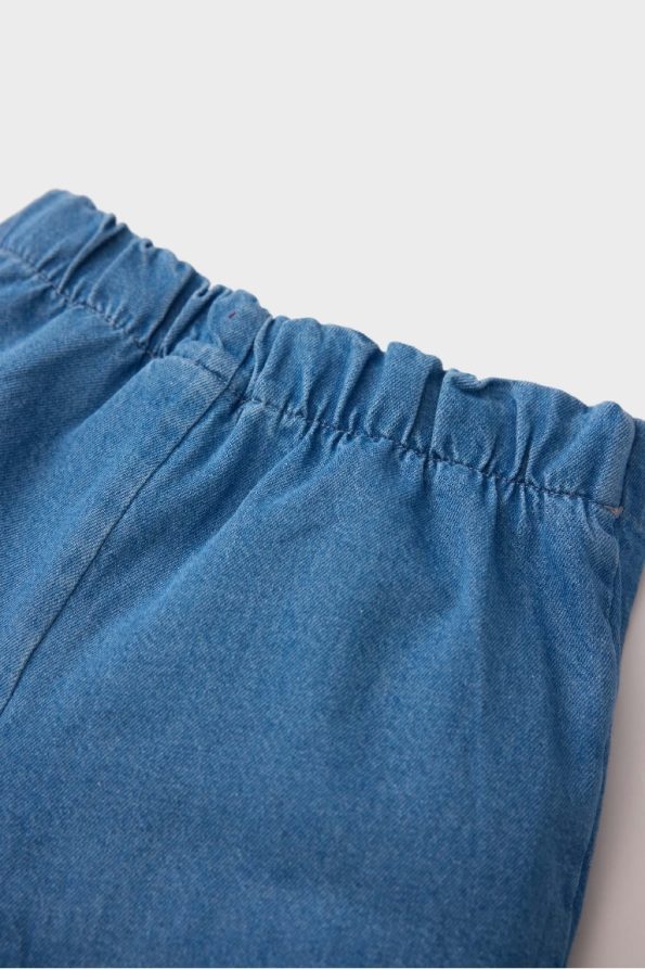 Girls' Baby Elastic Waist Denim Skirt Shorts