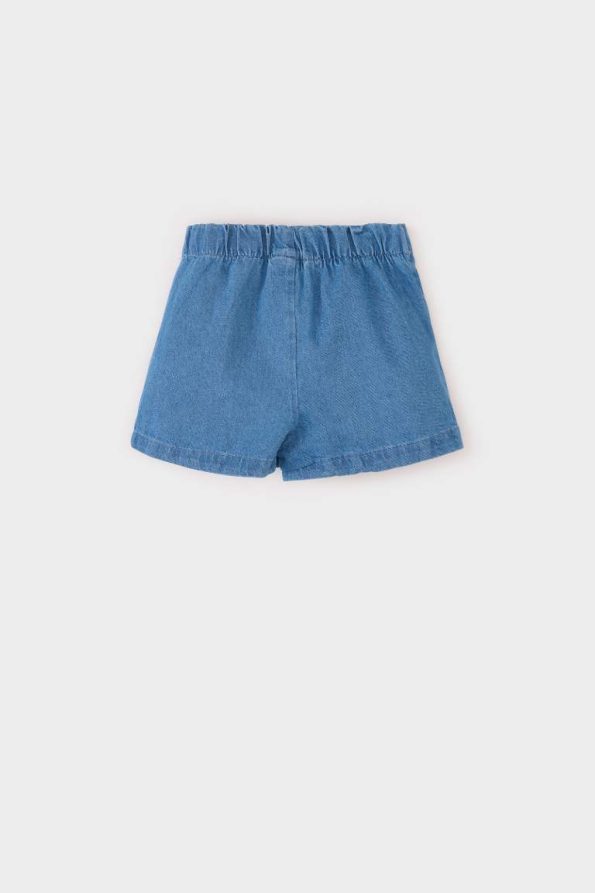 Girls' Baby Elastic Waist Denim Skirt Shorts