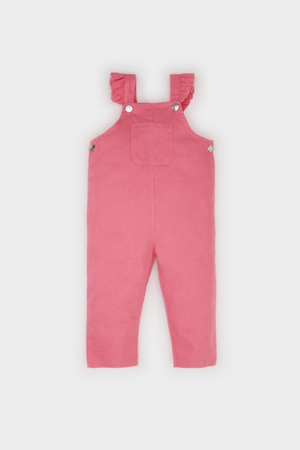 Girls' Denim Jumpsuit