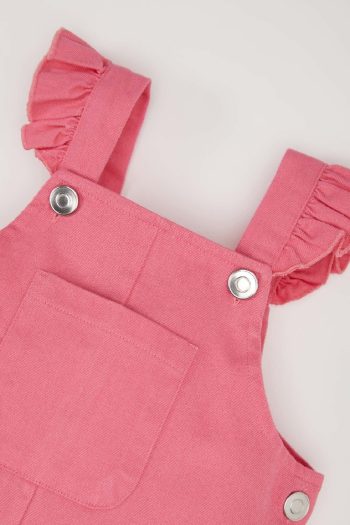 Girls' Denim Jumpsuit