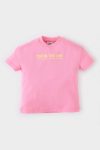Girls' Short Sleeve Printed Crew Neck T-Shirt