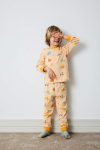 Boys' Long Sleeve Printed Pajama Set with Elastic Waist Pants