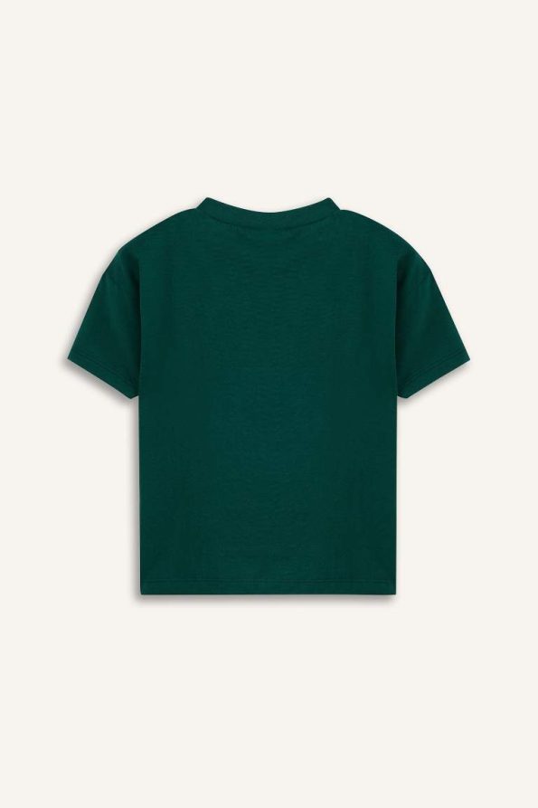 Boys' Short Sleeve Crew Neck Printed T-Shirt