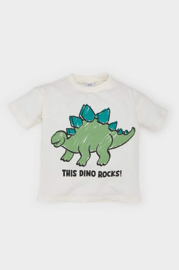 Boys' Dinosaur Print Short Sleeve T-Shirt