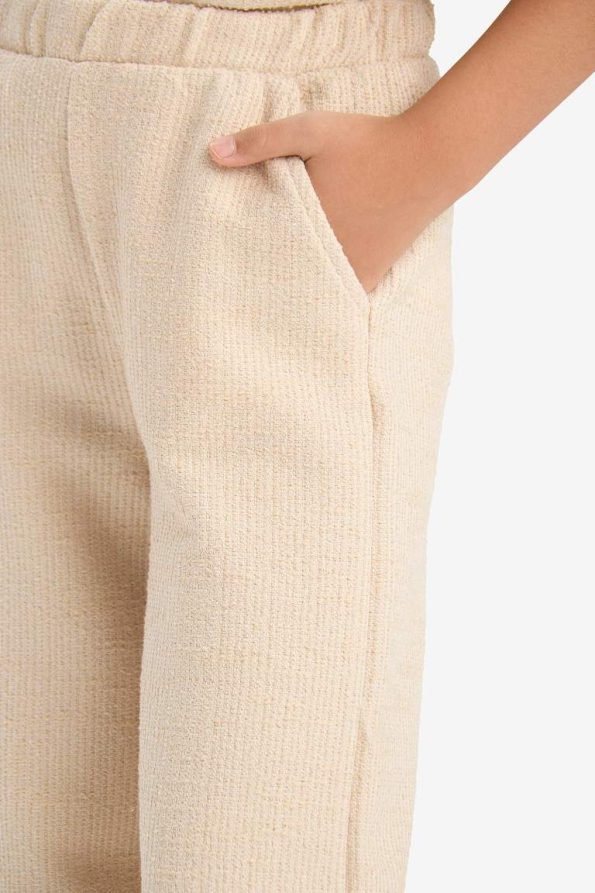 Girls' Wide Leg Elastic Waist Pants