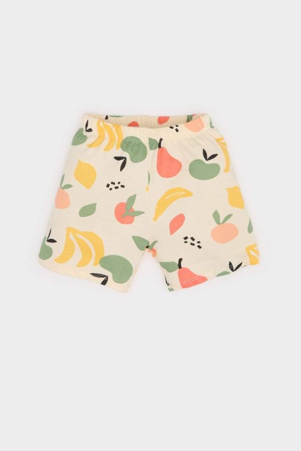 Boys' Fruit Print Short Sleeve Pajama Set