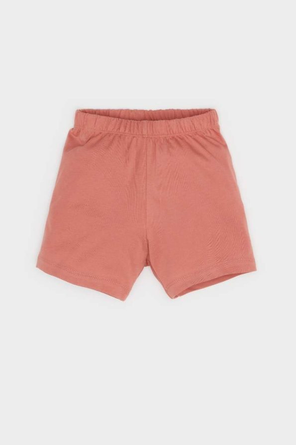 Boys' 4-Piece Short Sleeve Pajama Set with Elastic Waist Shorts