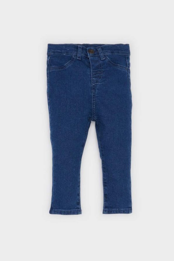 Boys' Elastic Waist Basic Straight Leg Jeans