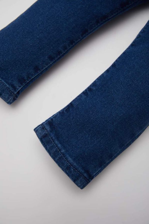Boys' Elastic Waist Basic Straight Leg Jeans
