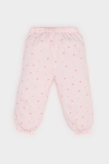 Girls' Disney Princess Pajama Set with Short Sleeve Top and Long Pants